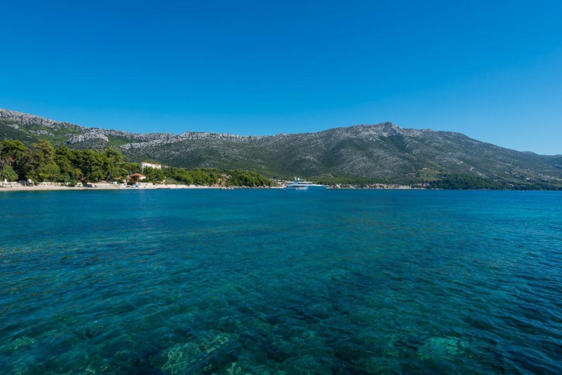 Luxury Beachfront Villa Mare With Private Pool At The Beach Orebic - Peljesac Exteriér fotografie