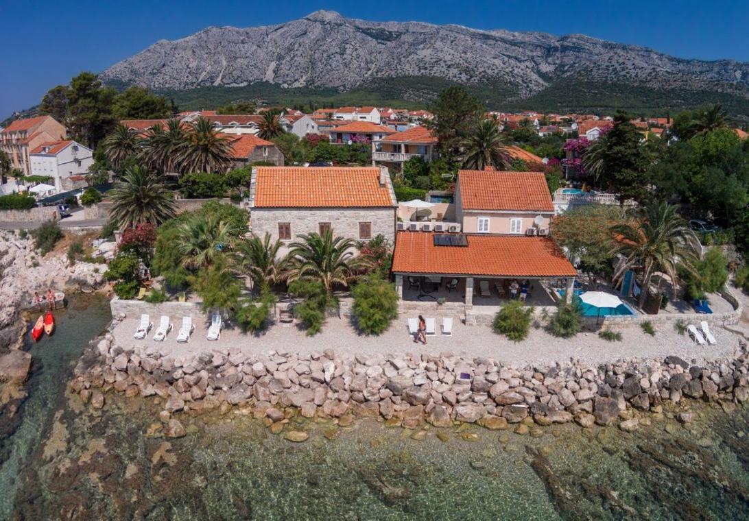 Luxury Beachfront Villa Mare With Private Pool At The Beach Orebic - Peljesac Exteriér fotografie